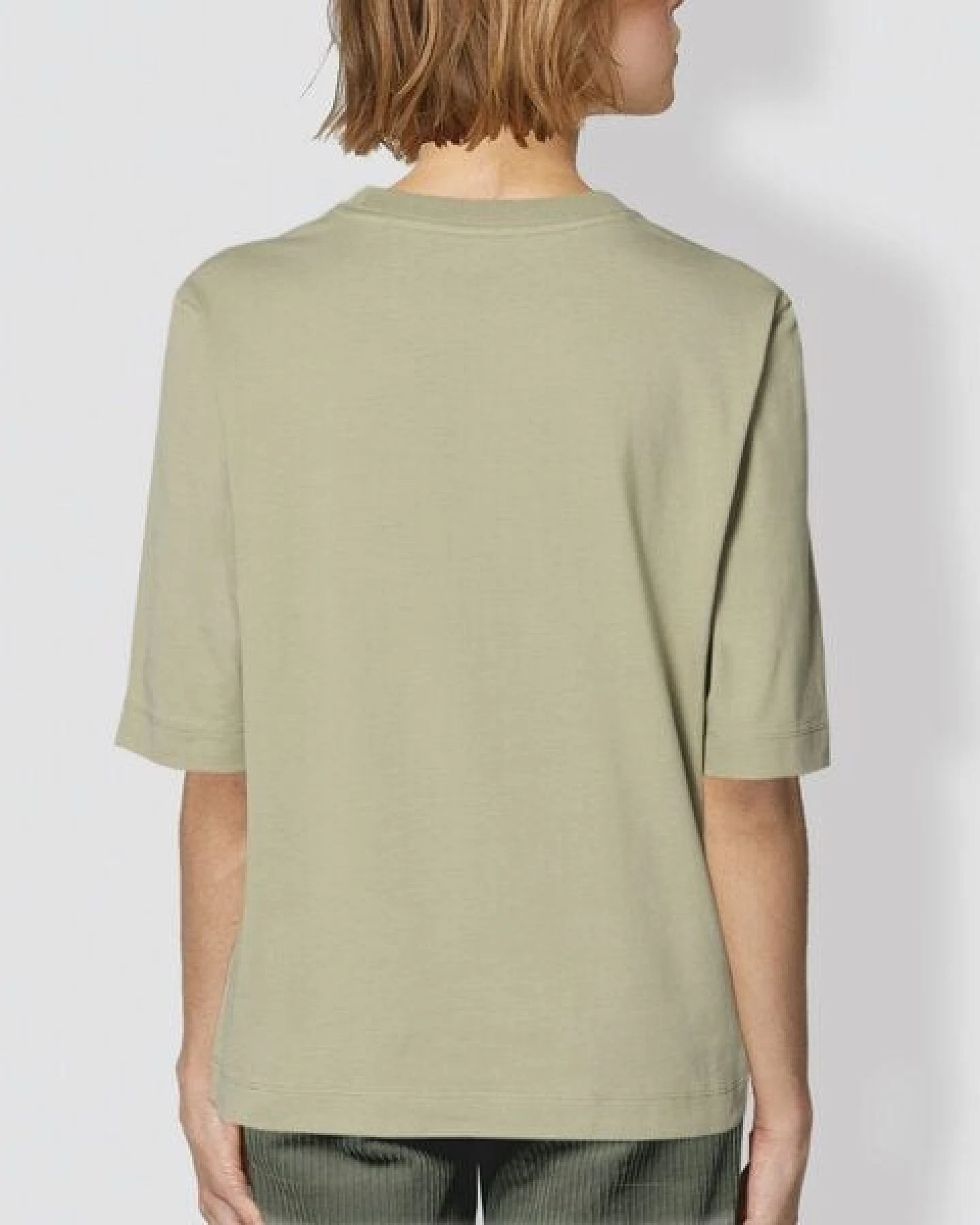 little kiwi Damen T-Shirt, "Kleiner Kiwi", Sage – Ansicht 2