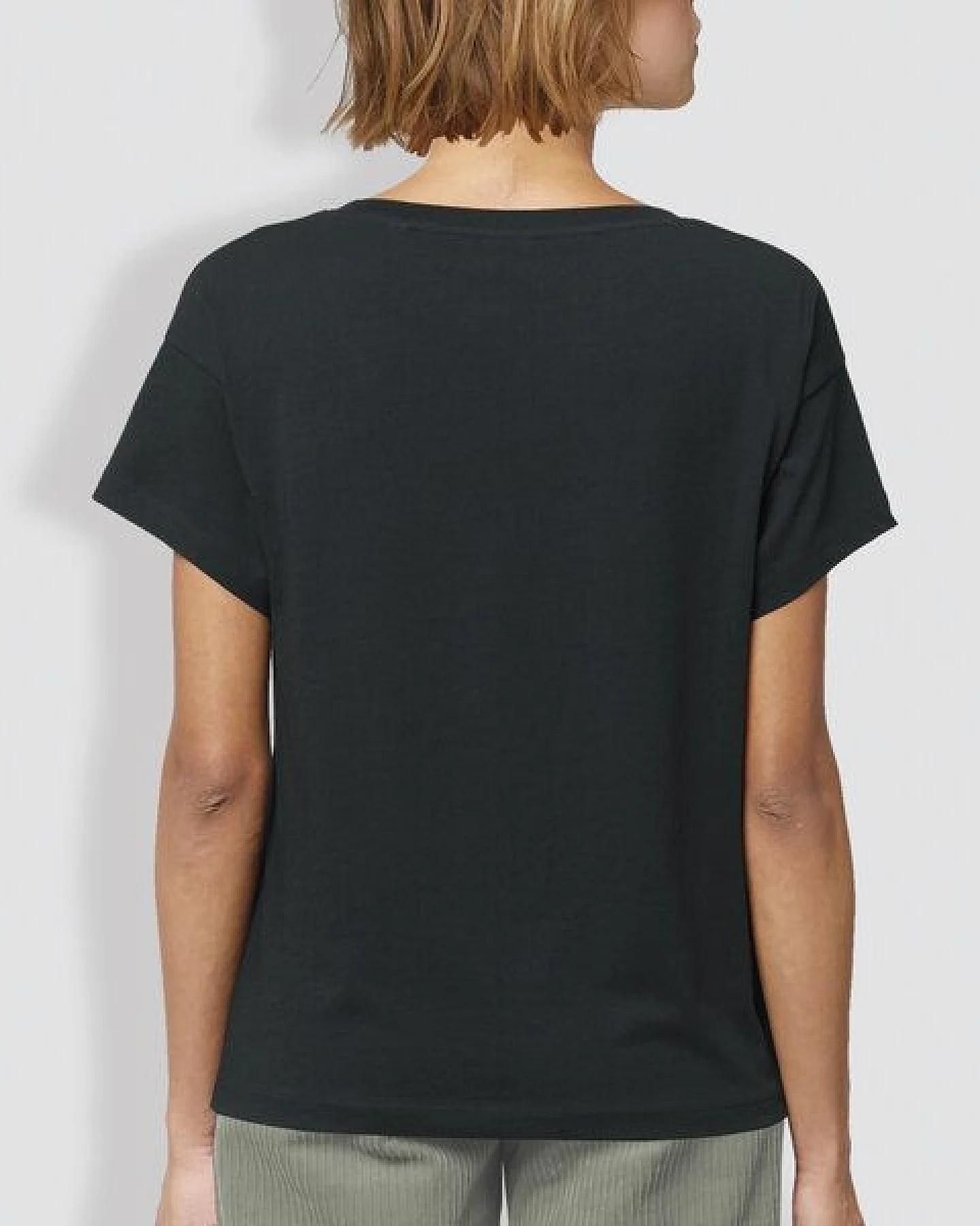 little kiwi Damen T-Shirt, "Sonate", Schwarz, locker geschnitten – Ansicht 2