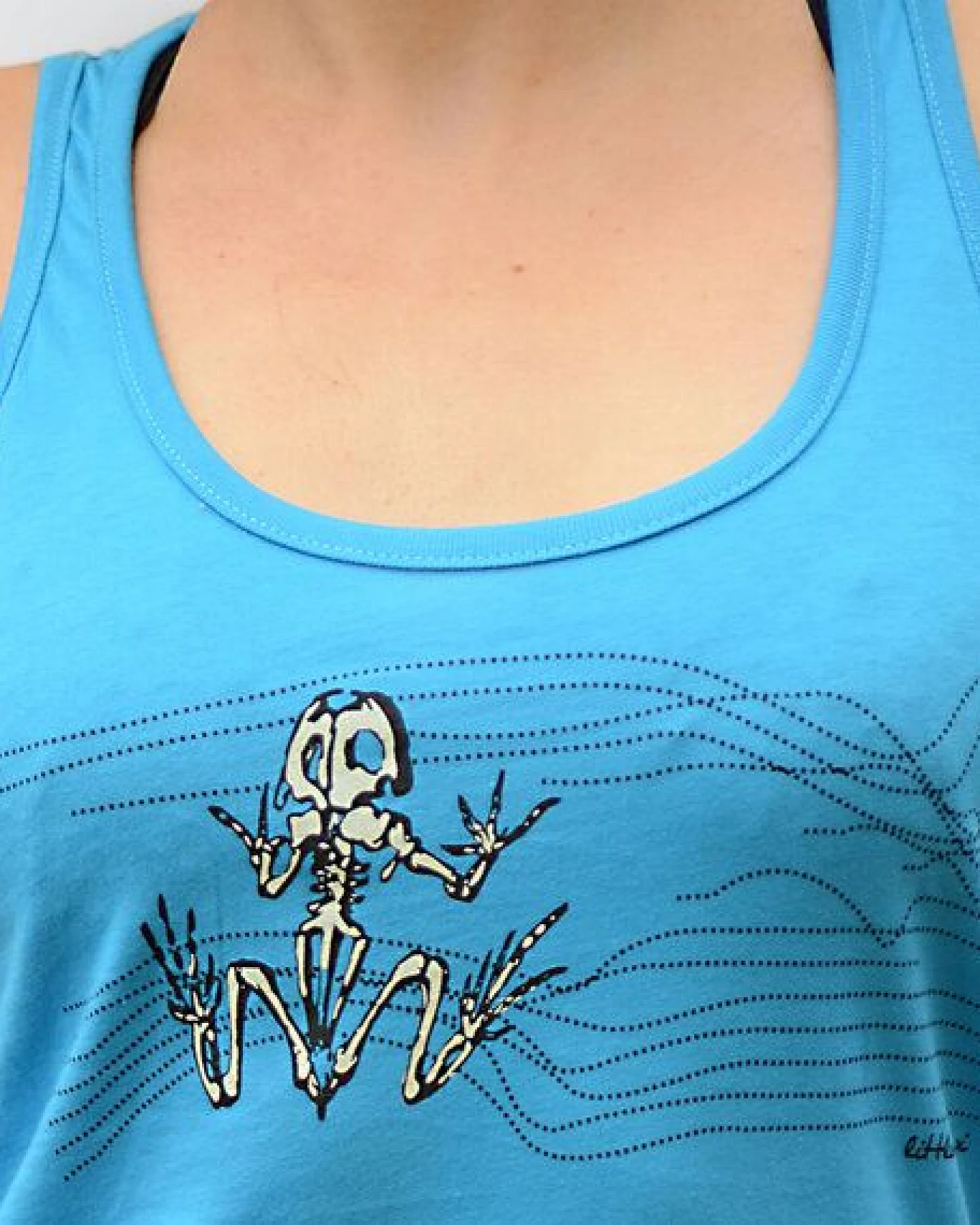little kiwi Damen Tank Top, "Frosch" – Ansicht 3