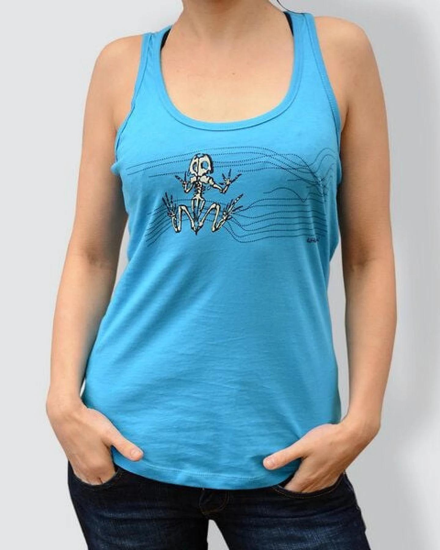 little kiwi Damen Tank Top, "Frosch" – Ansicht 2