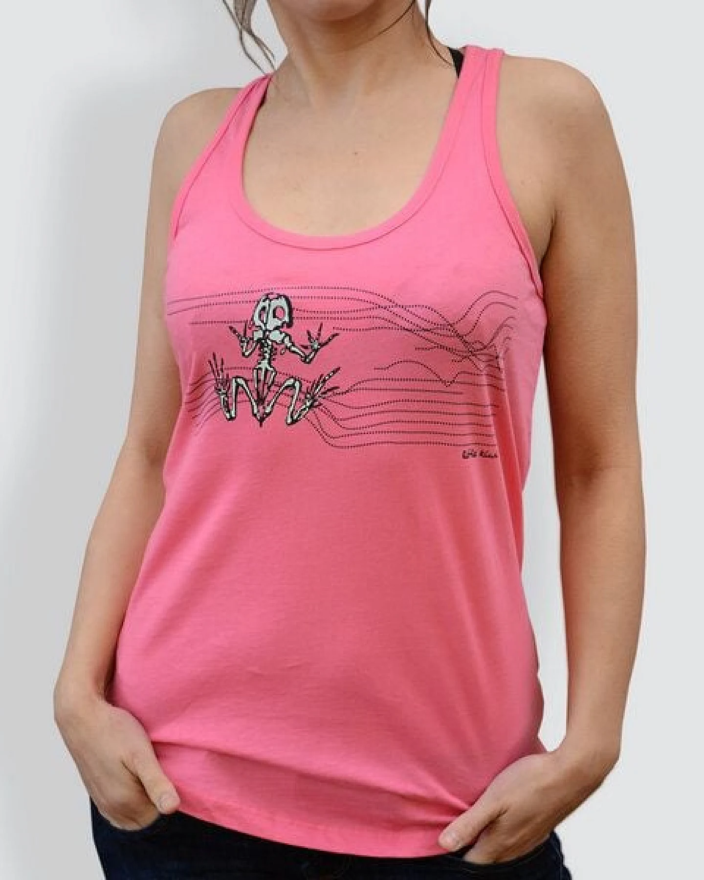 little kiwi Damen Tank Top, "Frosch" – Ansicht 4