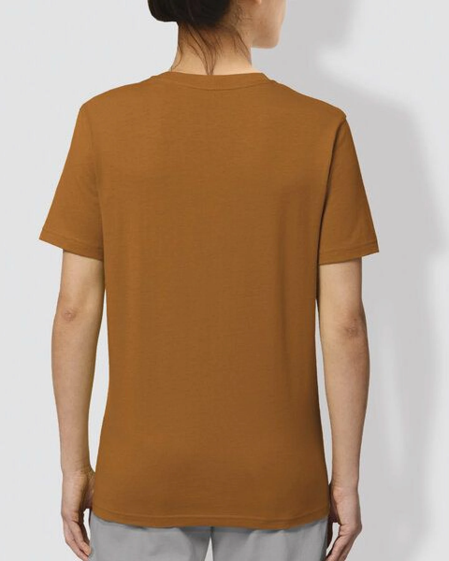 little kiwi Frauen T-Shirt, "Turmuhr", Stone, Roasted Orange – Ansicht 2