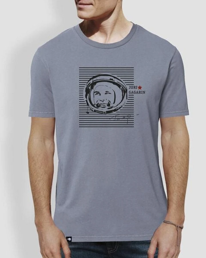 little kiwi Herren T-Shirt, "Juri", Lava Grey