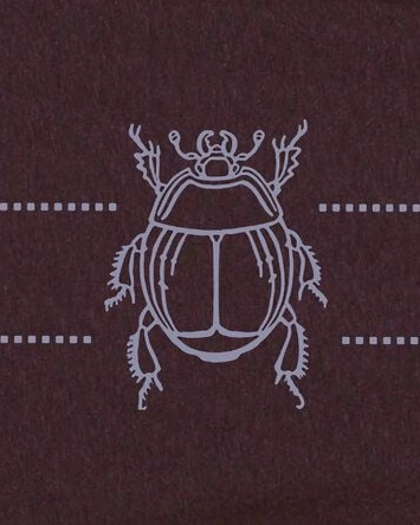 little kiwi Herren T-Shirt, "Skarabäus"", Grape Red – Ansicht 2