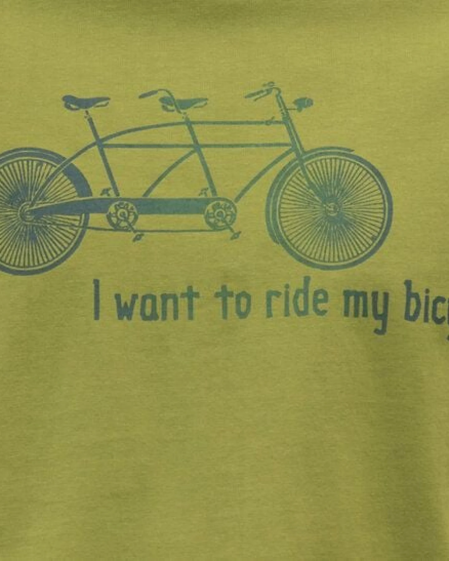 little kiwi Herren T-Shirt, "Tandem", Moss Green – Ansicht 2