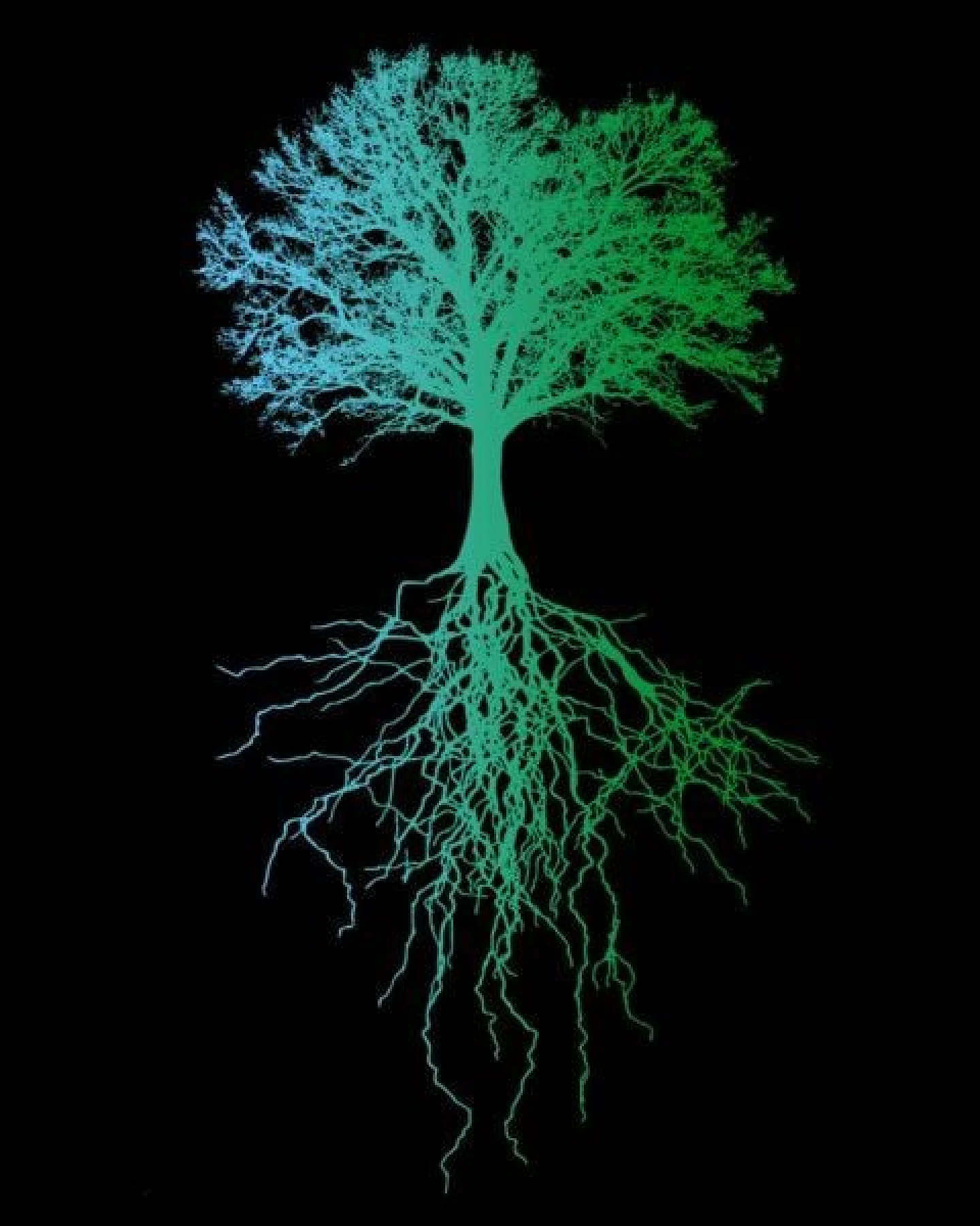 roots of compassion Baum T-Shirt bio & fair & vegan - gerader Schnitt - Wurzeln, Natur – Ansicht 3