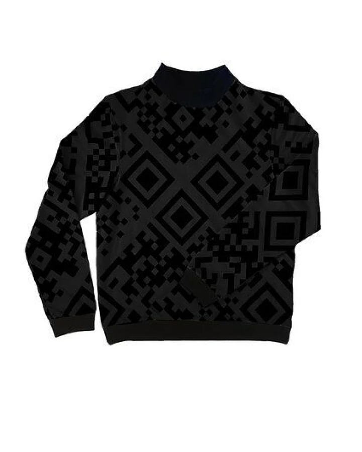Sophia Schneider-Esleben Unisex Pullover, Jesse QR- Sweatshirt aus Bio-Baumwolle