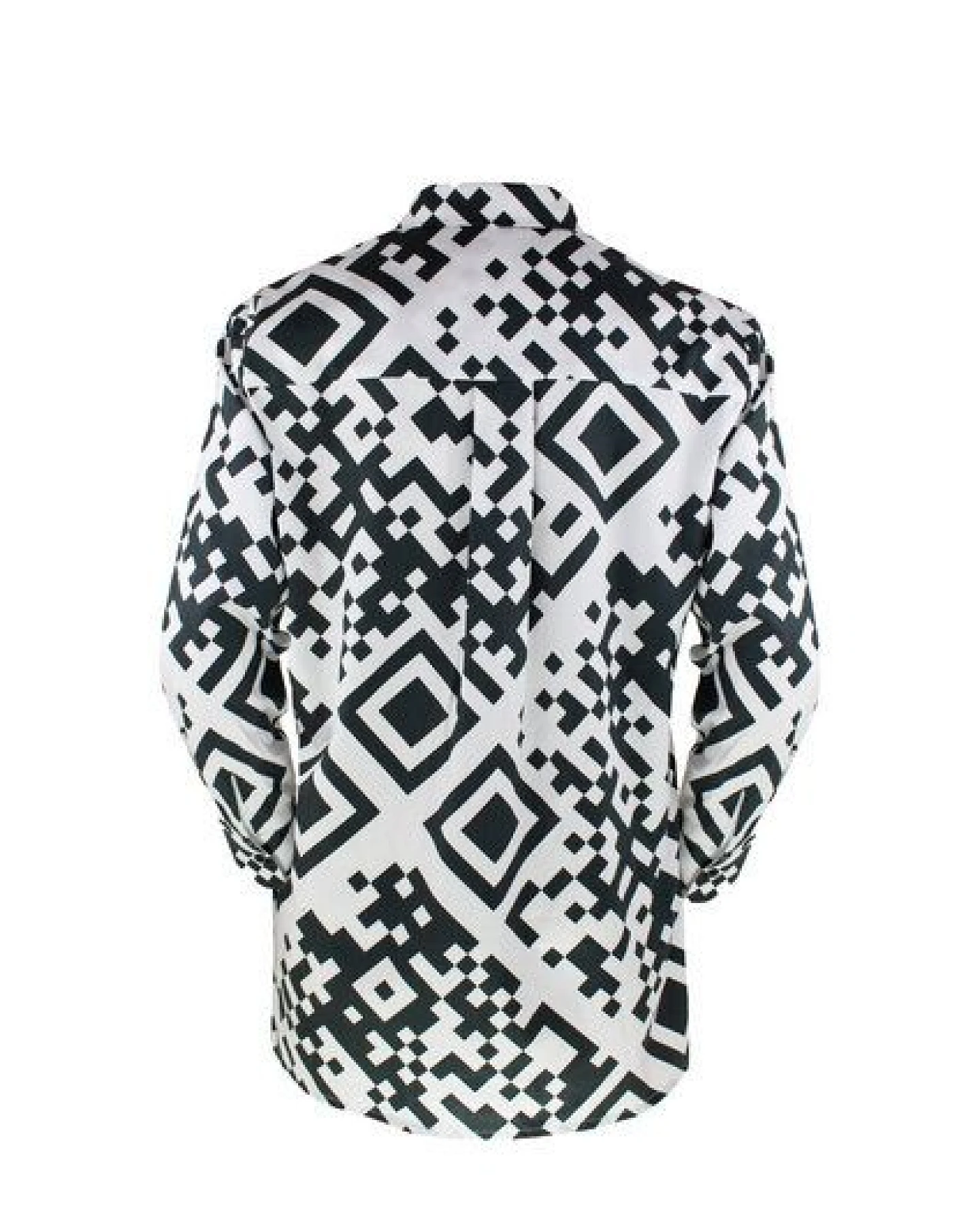 Sophia Schneider-Esleben Unisex Shirt Lui, QR White - Hemd aus Bio-Baumwolle – Ansicht 2