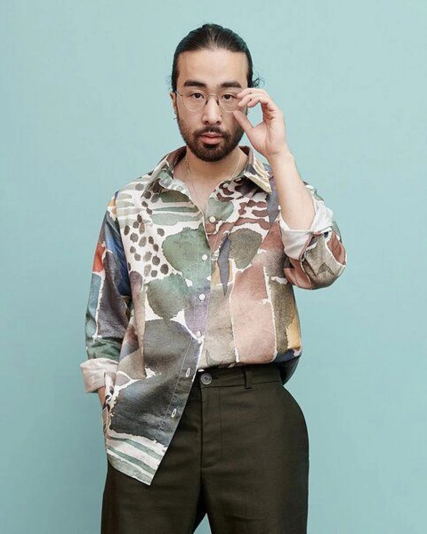 Sophia Schneider-Esleben Unisex Shirt Lui, San Gimignano - Hemd aus Bio-Baumwolle – Ansicht 3