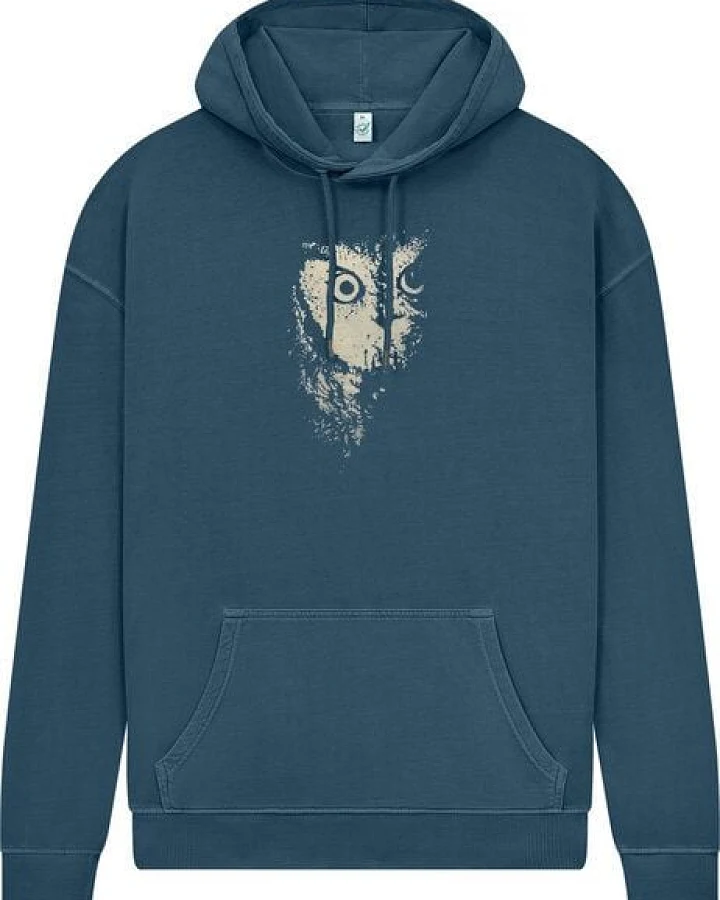 ilovemixtapes Eule Unisex Hoodie aus Bio-Baumwolle