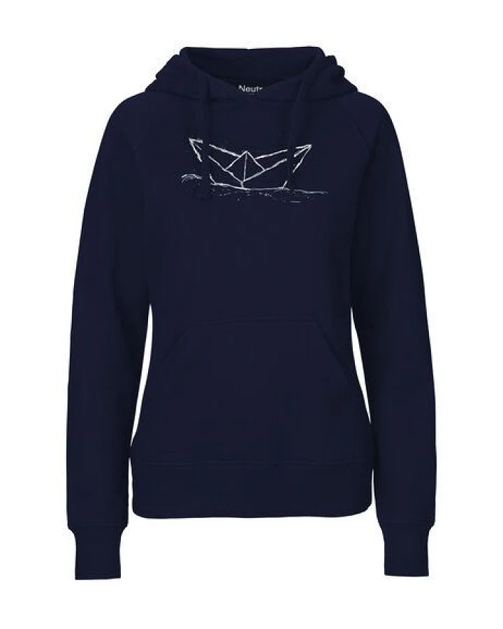 ilovemixtapes Fair gehandelter Frauen Hoodie "Paperboat" aus Biobaumwolle