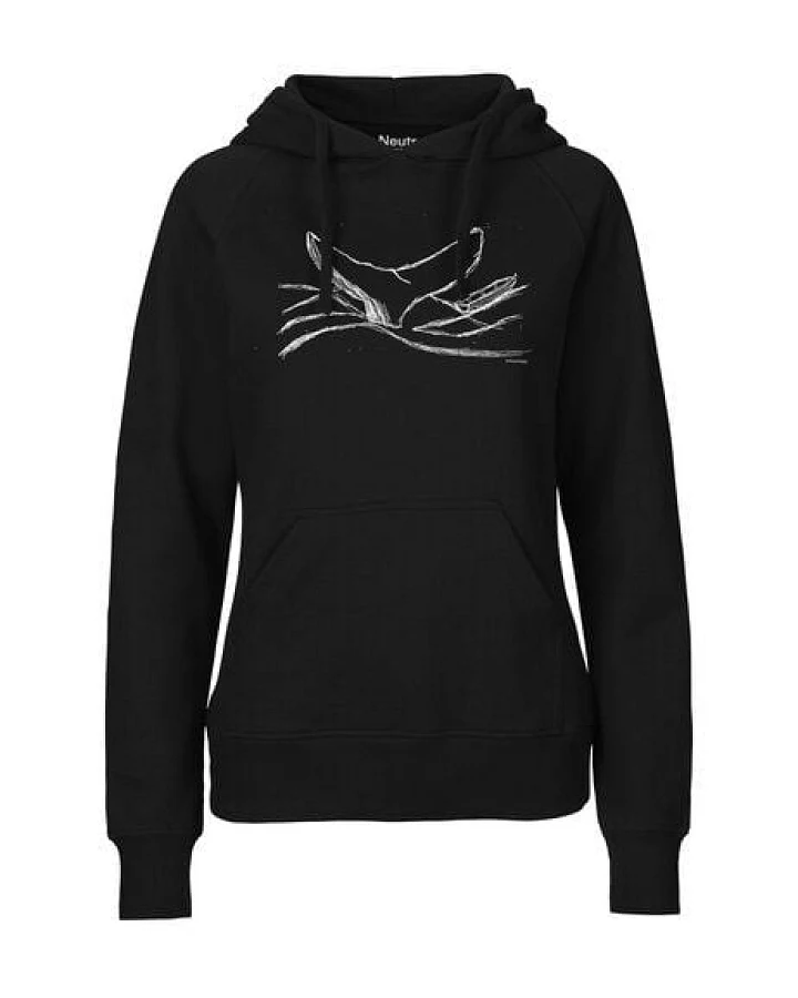 ilovemixtapes Fair gehandelter Frauen Hoodie "whale, by the sea..."organic & fair
