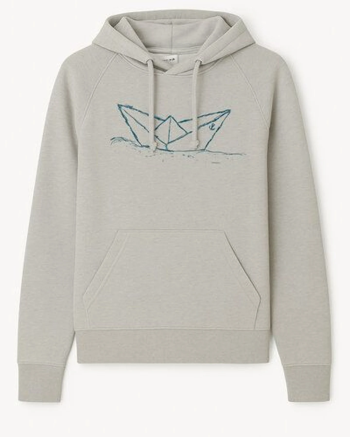 ilovemixtapes Paperboat Damen Hoodie aus Bio-Baumwolle – Fair, Nachhaltig & Handbedruckt – Ansicht 2