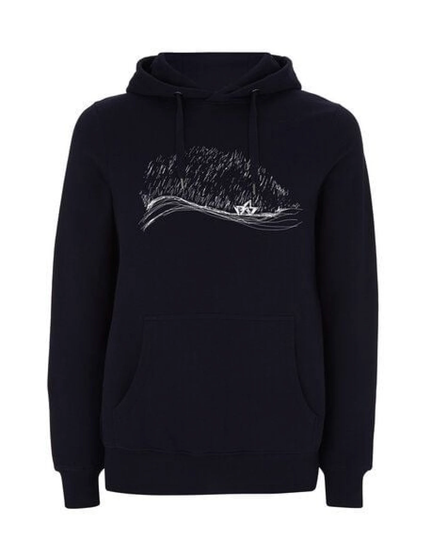 ilovemixtapes Stormy Weather Unisex Hoodie aus Biobaumwolle – Ansicht 3