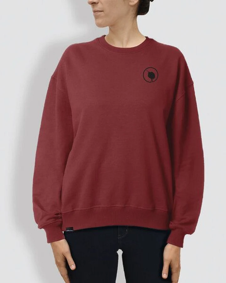 little kiwi Damen Sweater, "Kleiner Kiwi", Red Earth