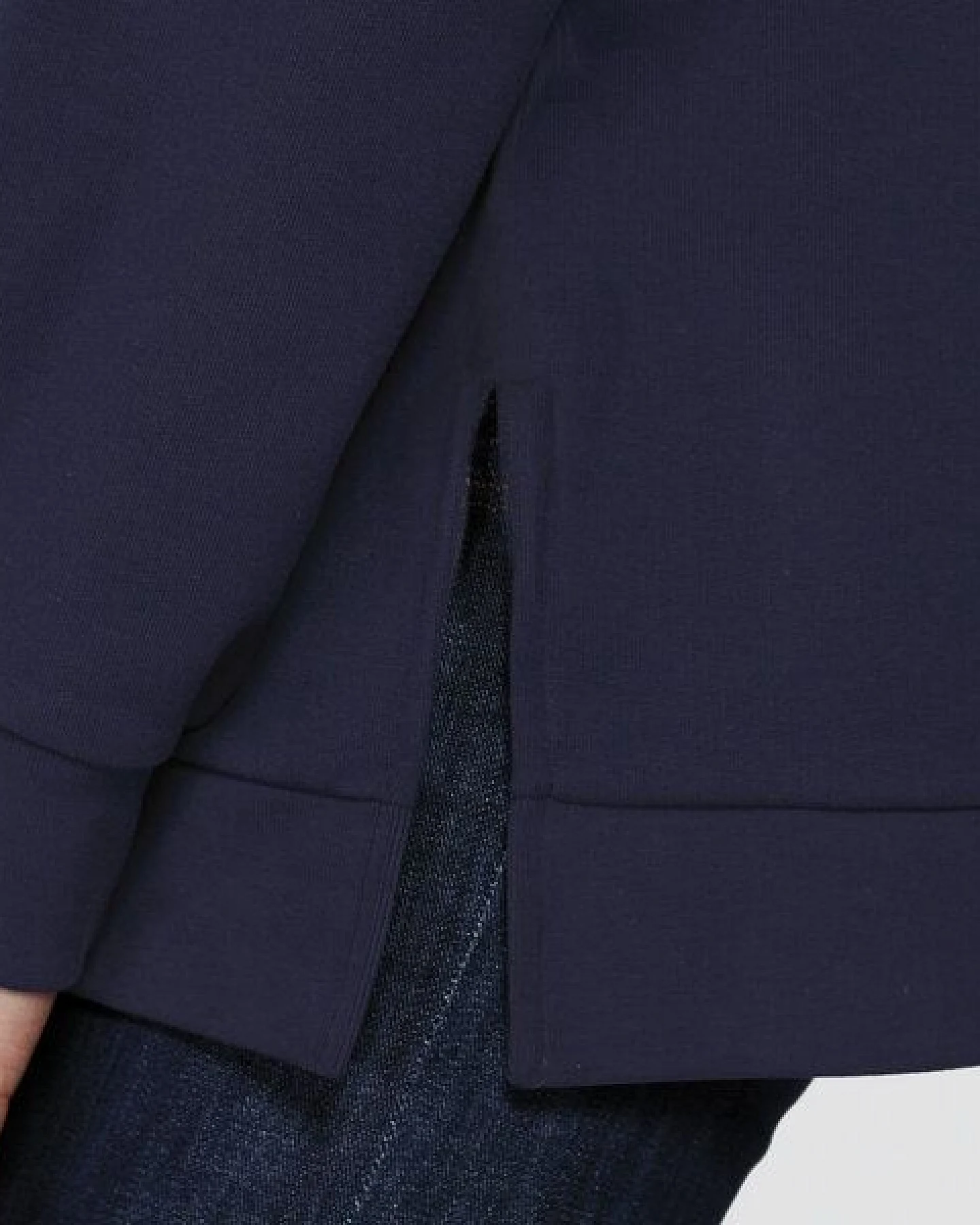 little kiwi Damen Sweater, "Kurz und gut", Blau - Navy – Ansicht 3