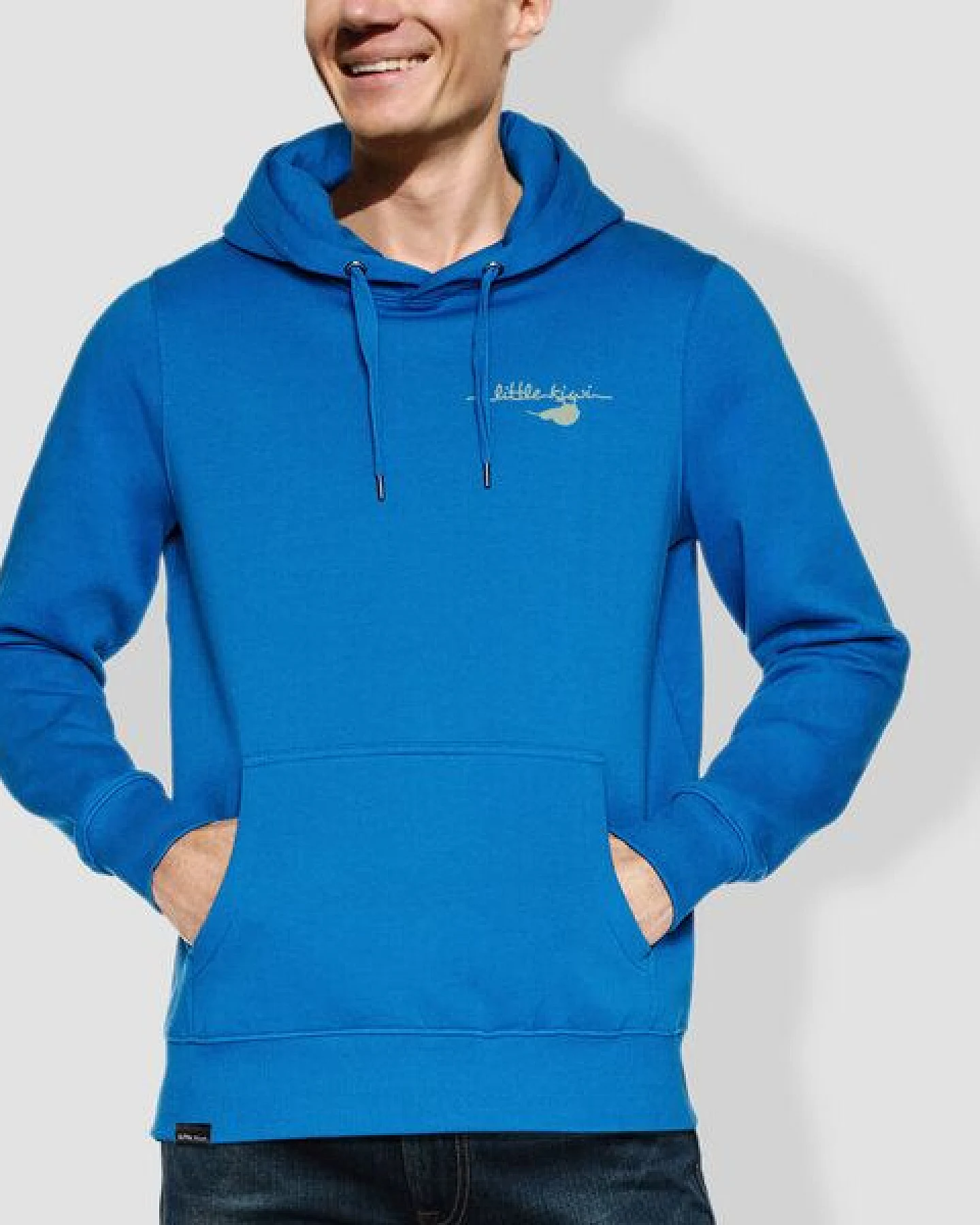 little kiwi Unisex Hoodie, "Down under", Bright Blue – Ansicht 2