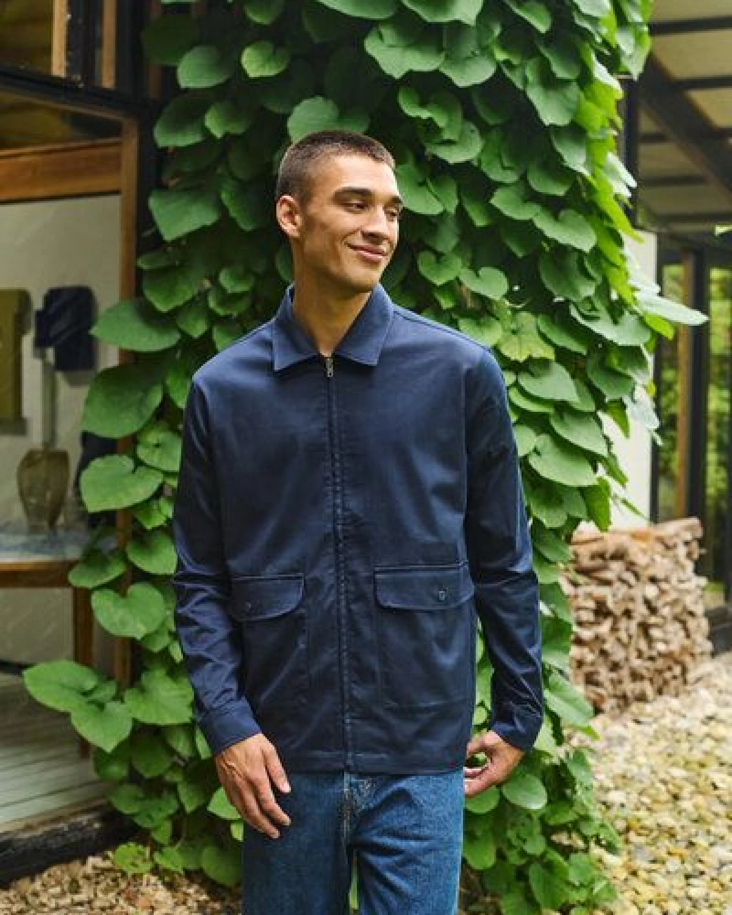 Neutral® Übergangsjacke Sommerjacke Twillstoff Langarm von Neutral – Ansicht 2