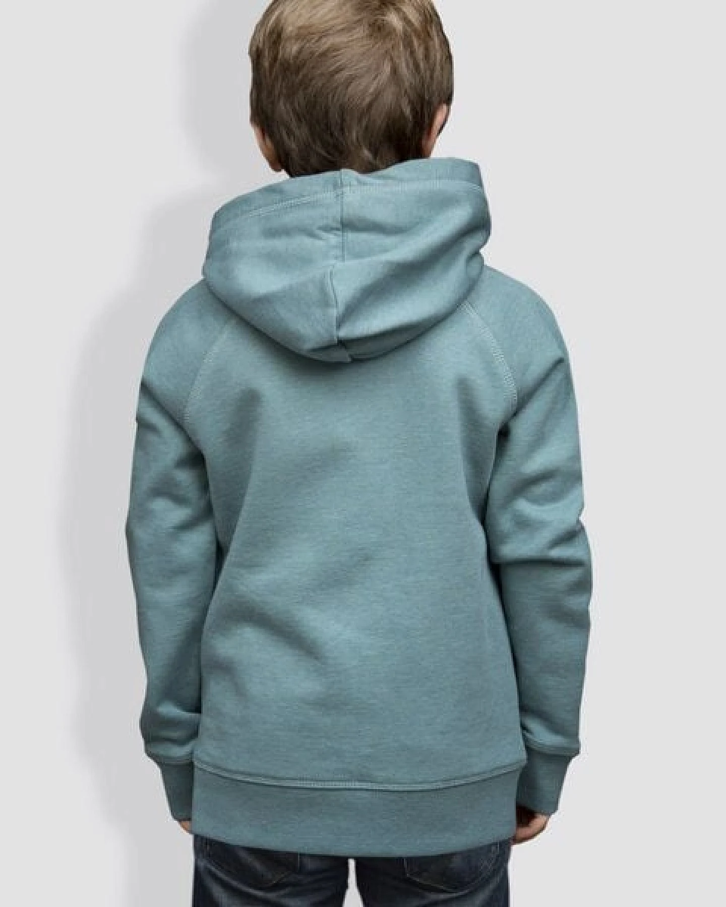 little kiwi Kinder Hoodie, "Libelle", Eucalyptus – Ansicht 4