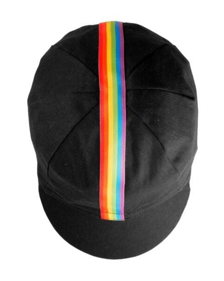 roots of compassion Fahrradkappe - Regenbogen - Pride, Rad, Fahrrad, Rennrad, Mütze