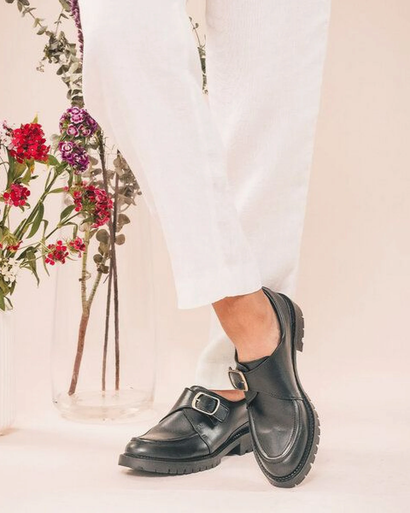 Nae Vegan Shoes NAE - Roda Schwarz Vegan Loafers Schuhe – Ansicht 4