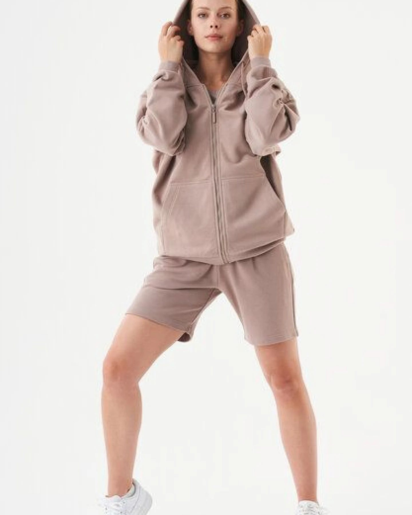 ORGANICATION Damen ESSENTIALS-SHEYMA- Shorts aus Bio-Baumwolle – Ansicht 2