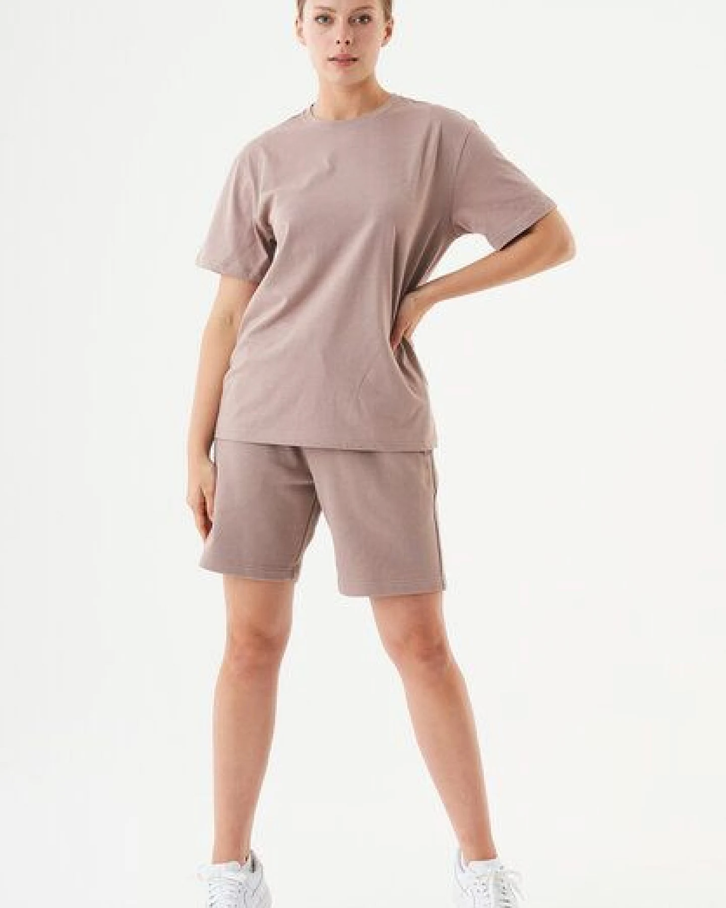 ORGANICATION Damen ESSENTIALS-SHEYMA- Shorts aus Bio-Baumwolle – Ansicht 2