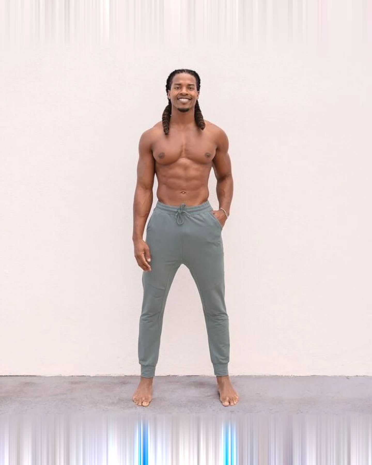 Jaya ADI UNI - Männer/Damen - Sweathose mit Taschen für Yoga und Freizeit aus Biobaumwolle – Ansicht 2