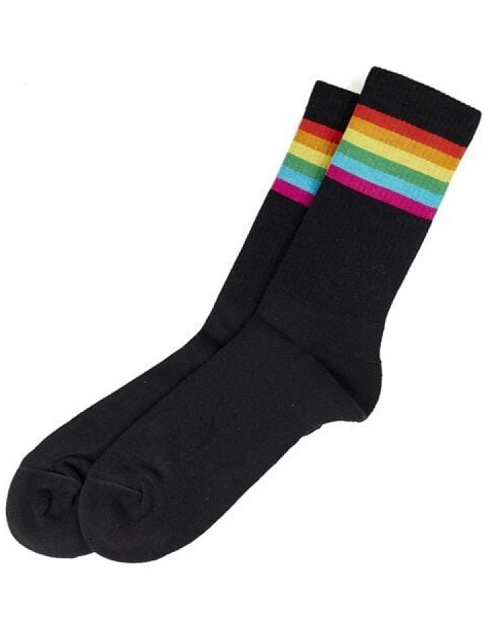 roots of compassion Pride Socken schwarz - Pride-Fahne, Regenbogenfahne