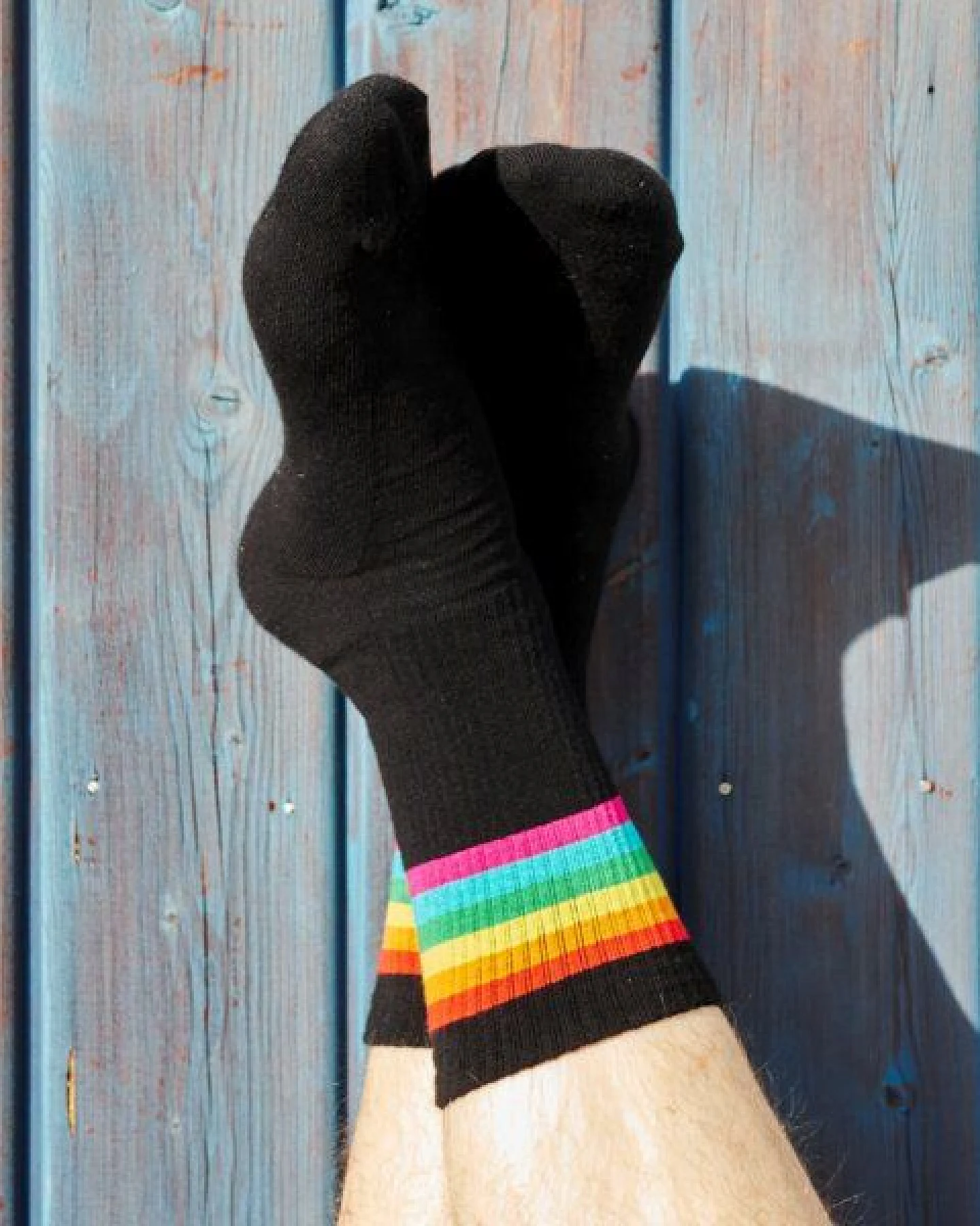 roots of compassion Pride Socken schwarz - Pride-Fahne, Regenbogenfahne – Ansicht 2