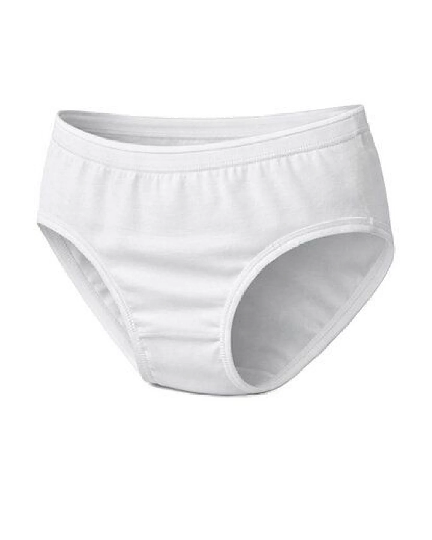 Haasis Bodywear Damen Maxi Slip m. Glanzgummi, 3er Pack, Bio Baumwolle – Ansicht 2