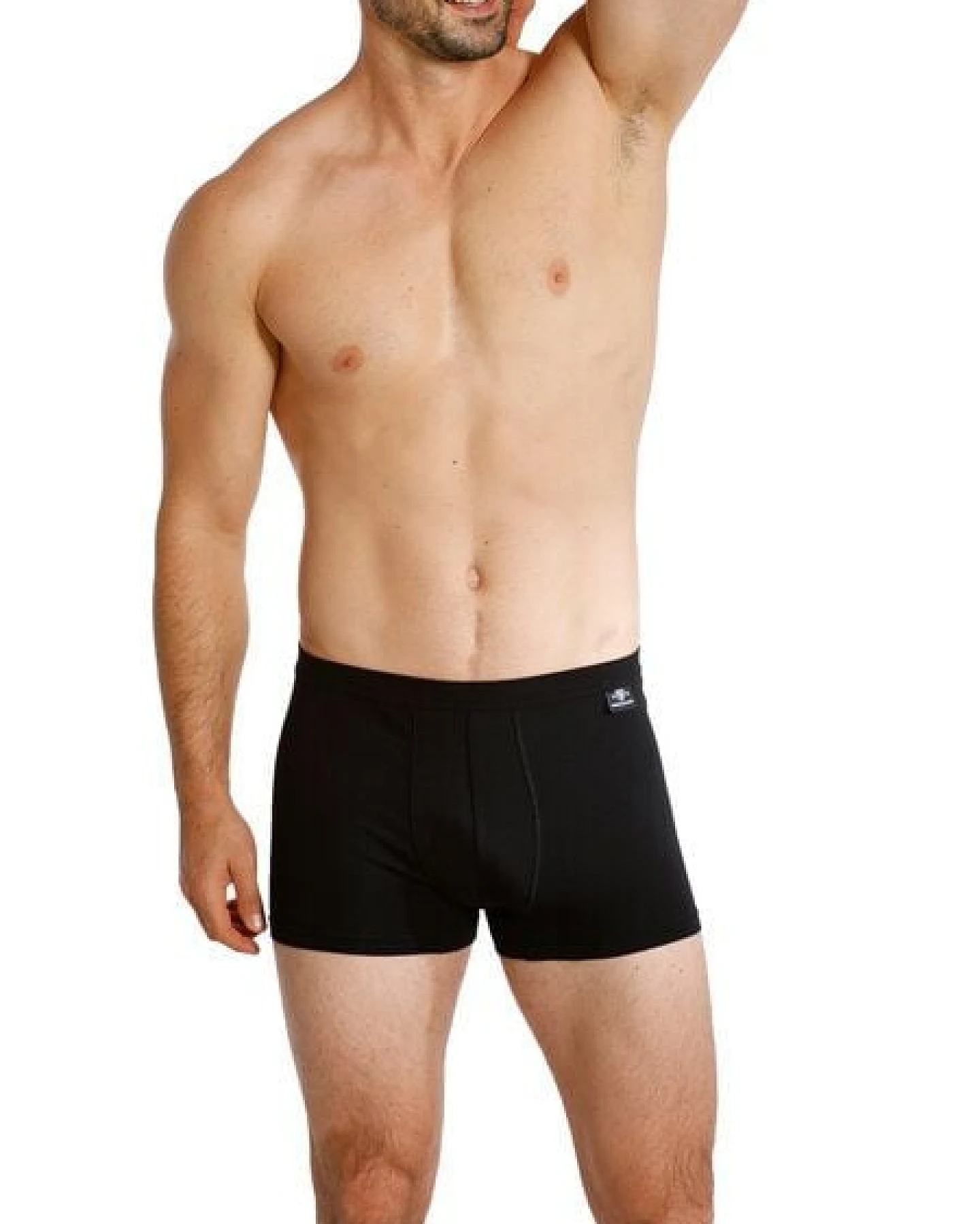 Haasis Bodywear Herren Pants, ohne Eingriff, Weichgummibund, 3er Pack, Bio Baumwolle/Elasthan, GOTS zertifiziert – Ansicht 3