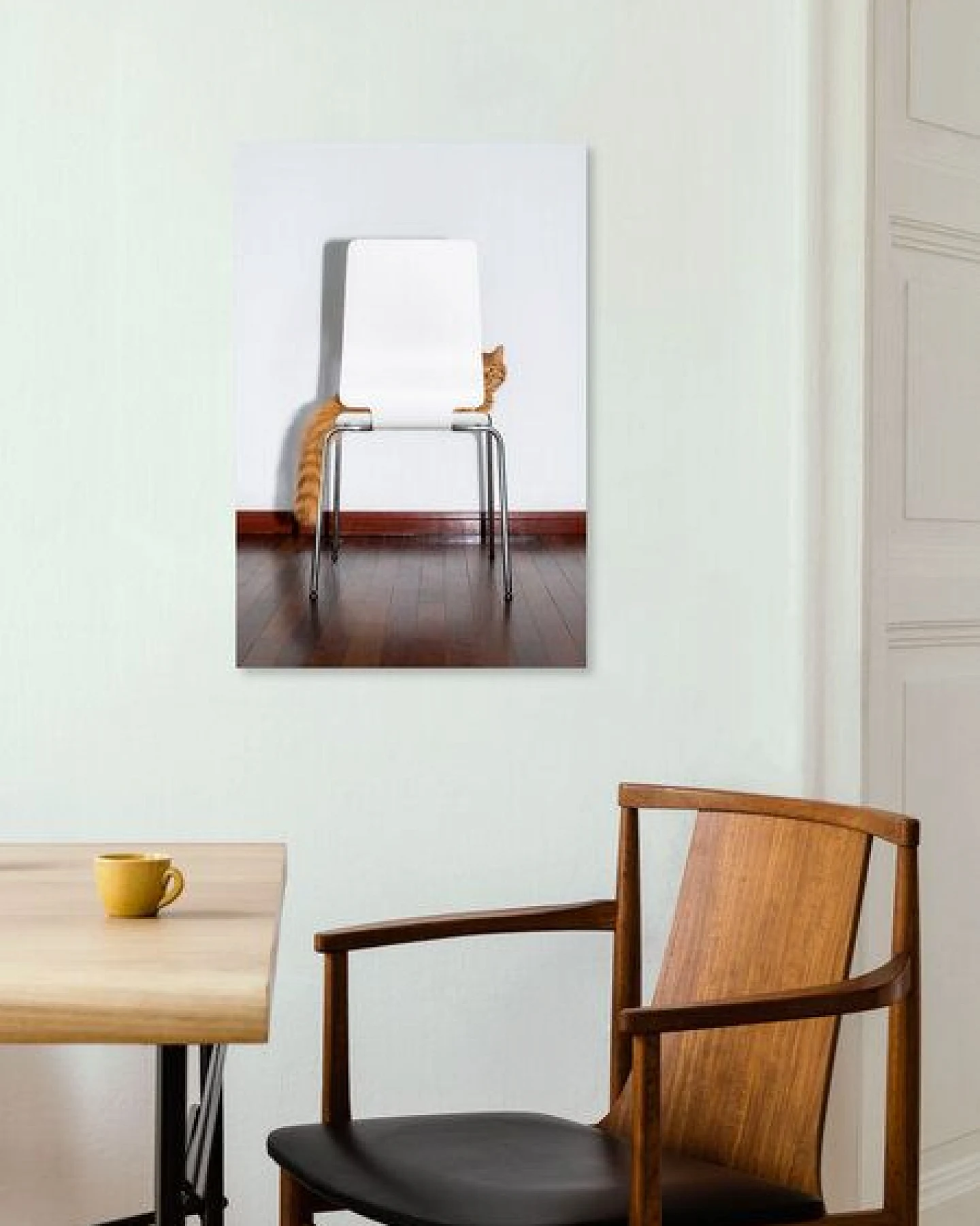 Photocircle Poster / Leinwandbild - Chair Cat – Ansicht 4