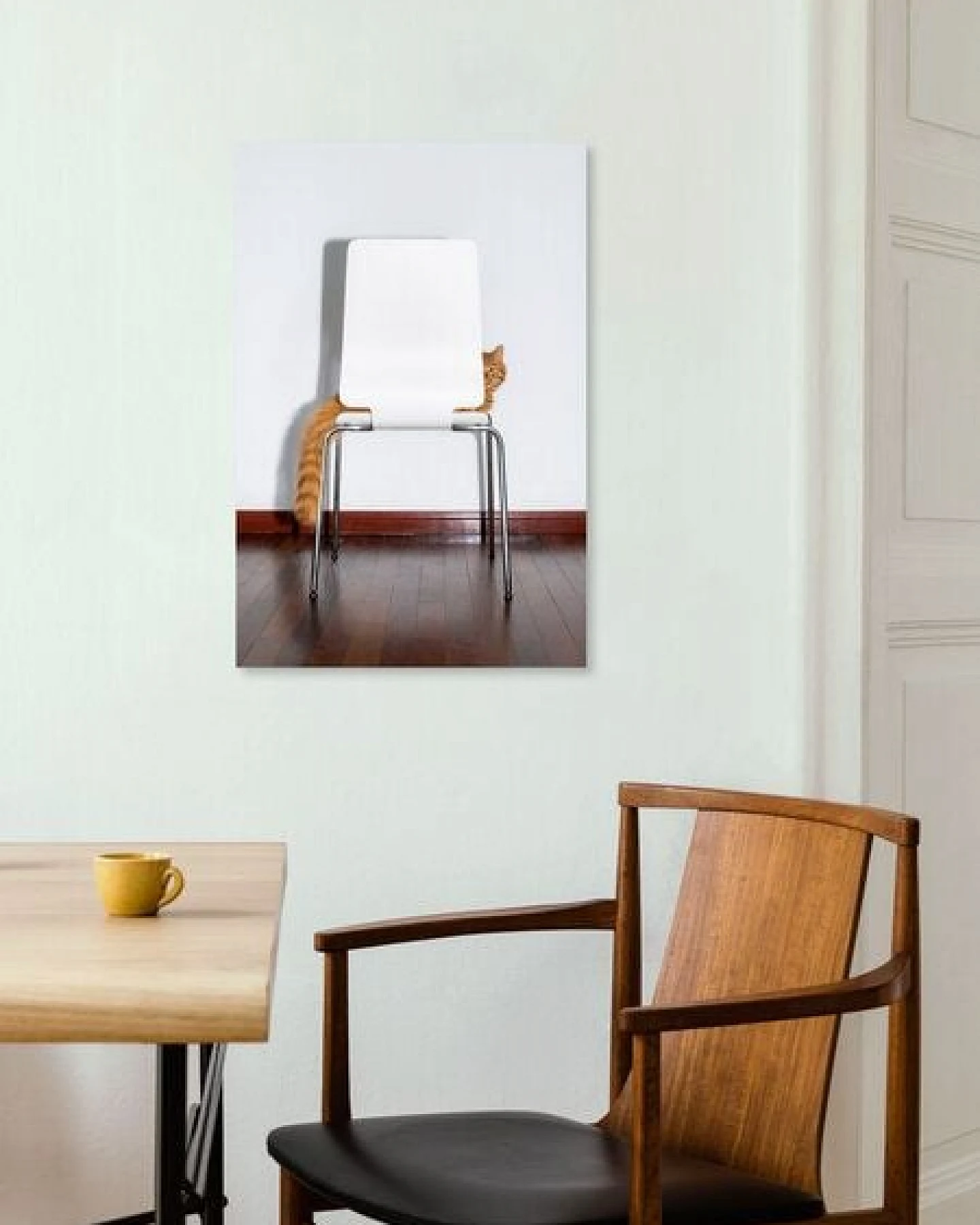 Photocircle Poster / Leinwandbild - Chair Cat – Ansicht 4