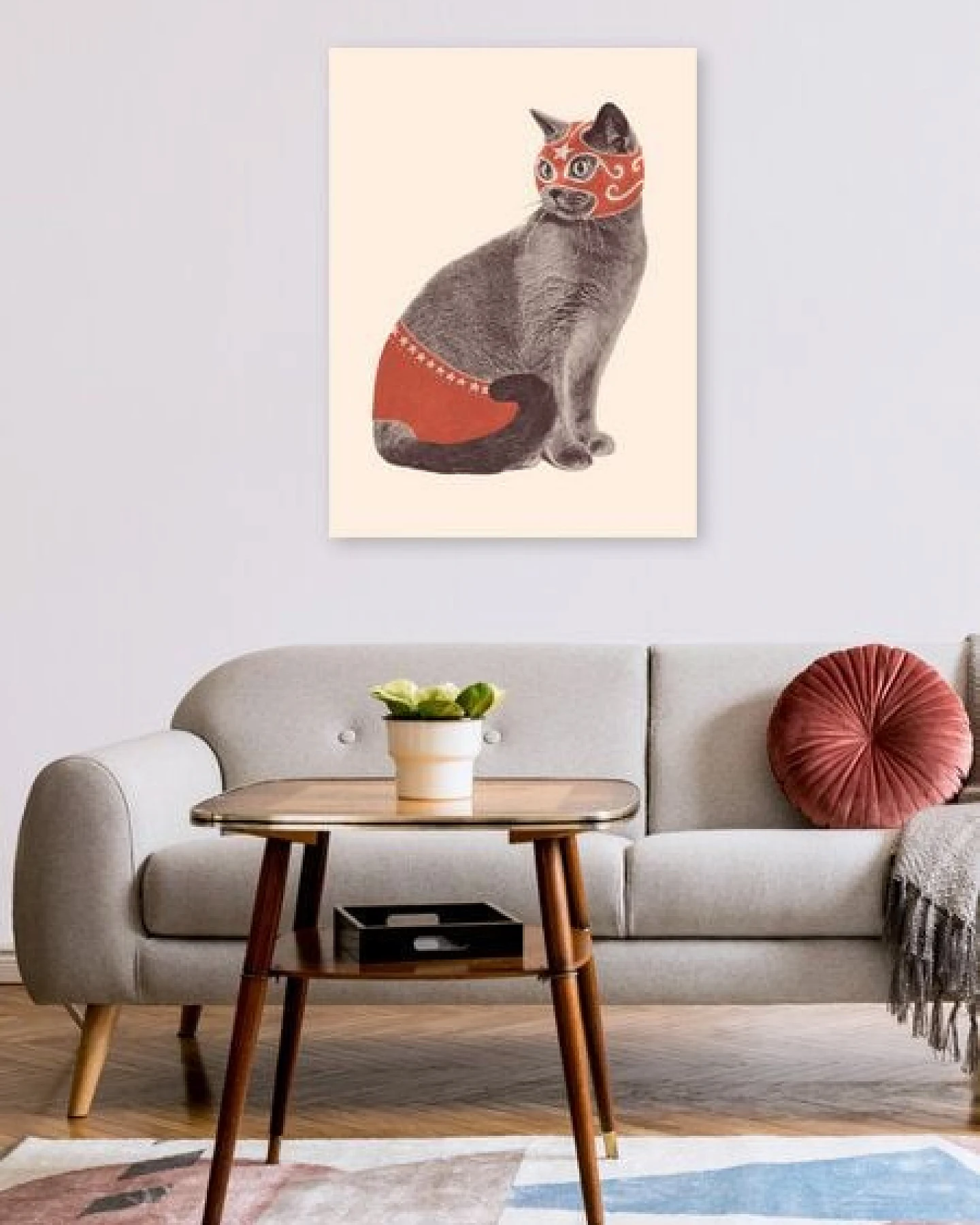 Photocircle Poster / Leinwandbild - Chat Catcheur – Ansicht 2