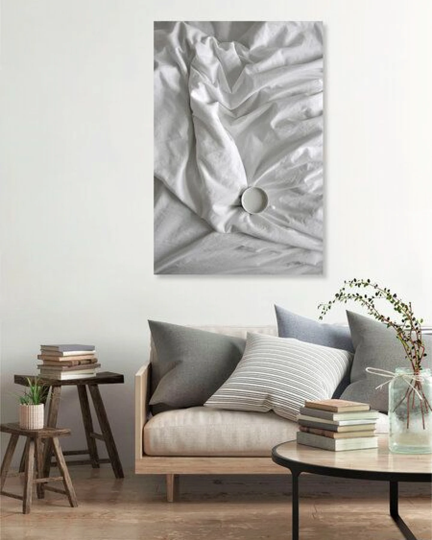 Photocircle Poster / Leinwandbild - Coffee time in bed - you & me – Ansicht 2