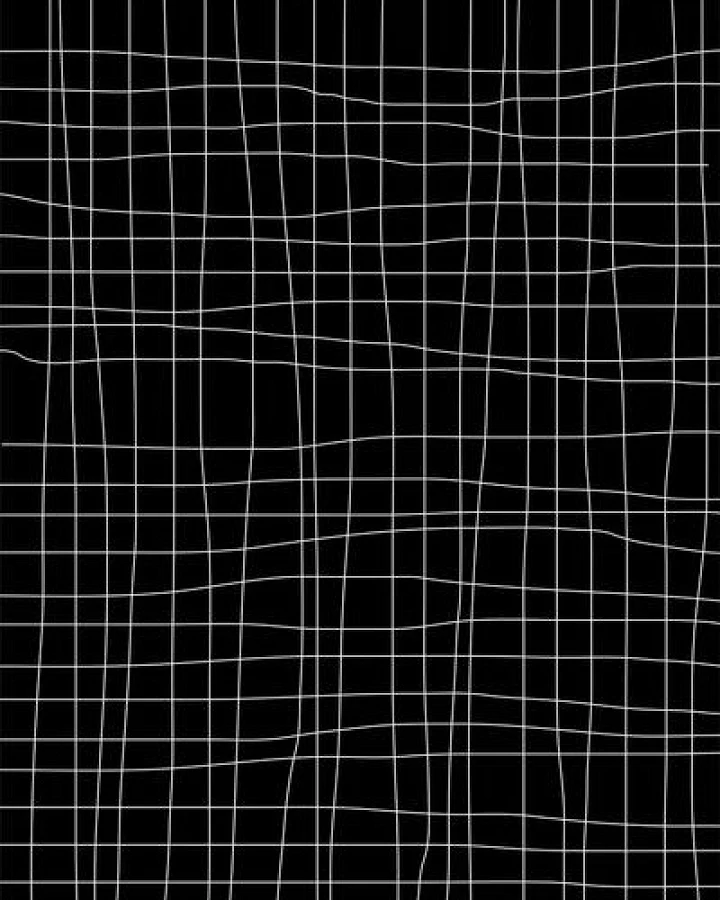 Photocircle Poster / Leinwandbild - Grid Black