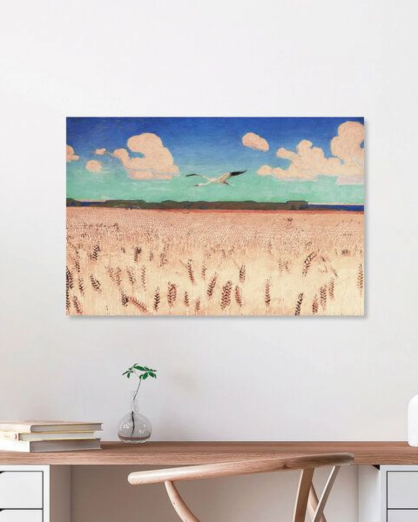 Photocircle Poster / Leinwandbild - Harald Slott-Møller: Dänische Landschaft – Ansicht 4