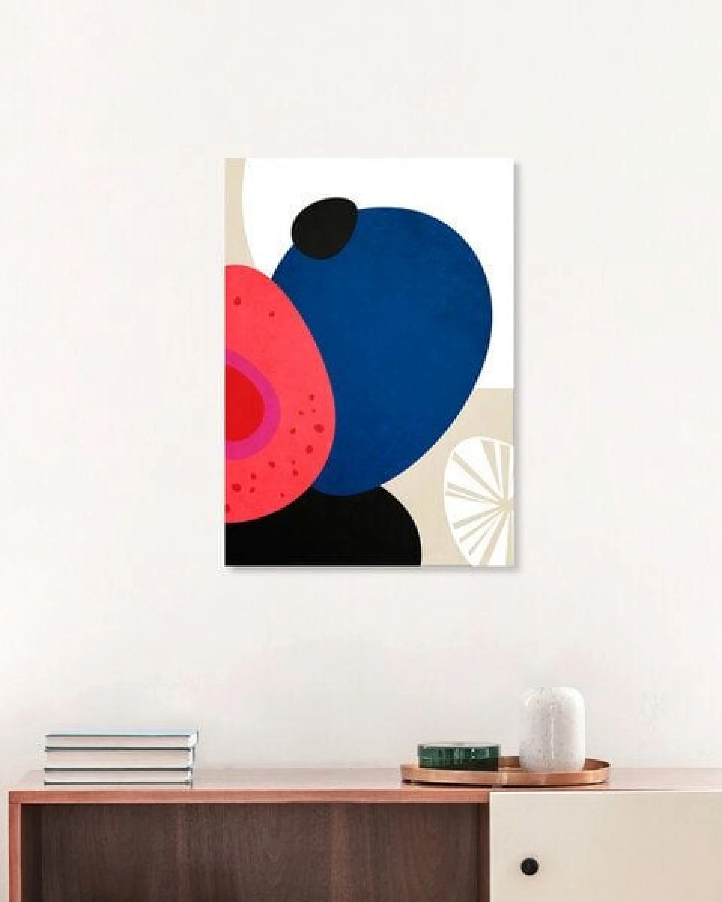 Photocircle Poster / Leinwandbild - Kieselsteine – abstrakte Illustration – Ansicht 4