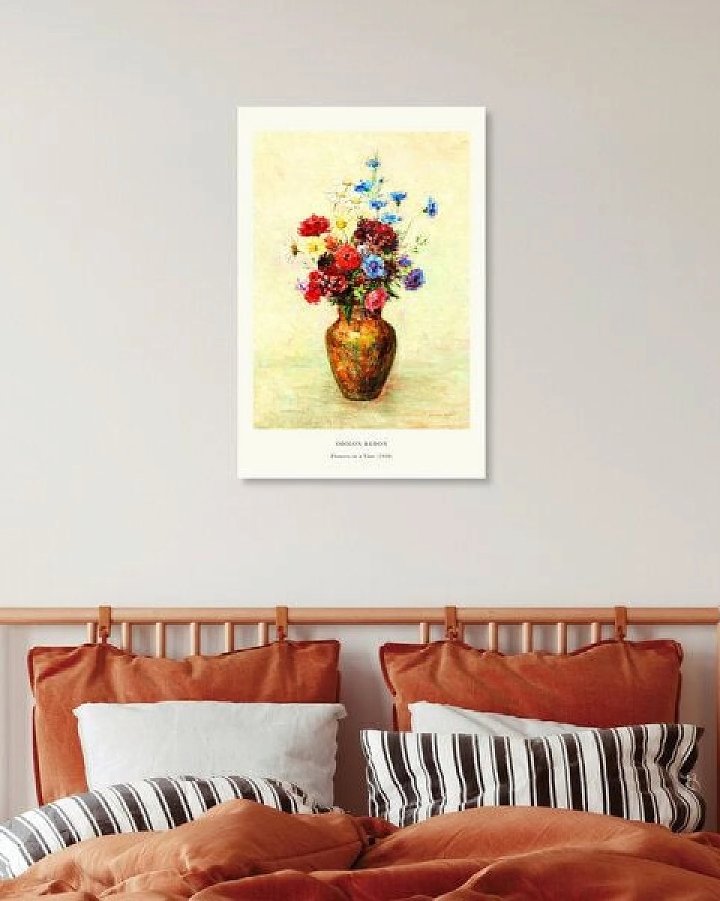 Photocircle Poster / Leinwandbild - Odilon Redon Ausstellungsposter - Blumen in einer Vase – Ansicht 4