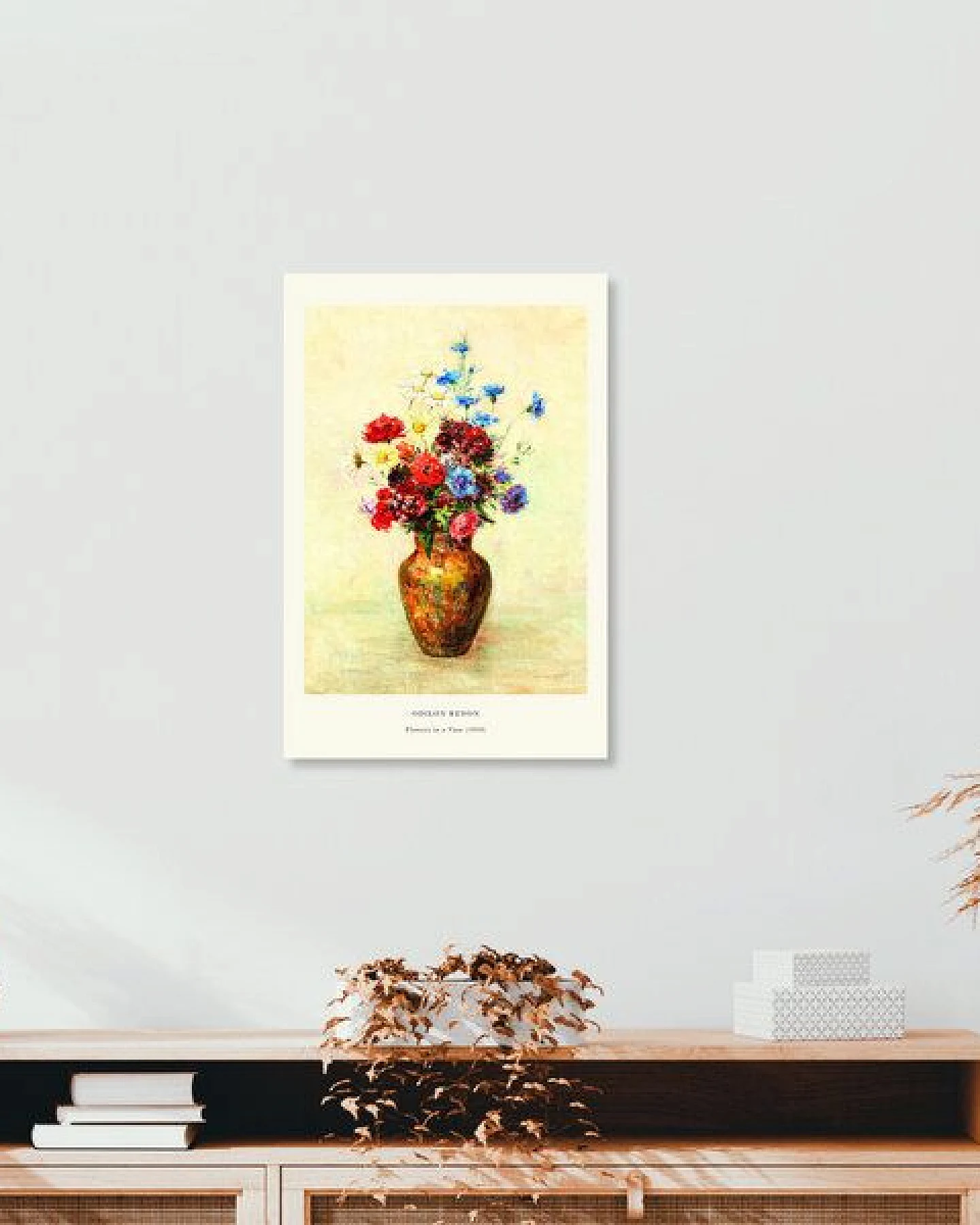 Photocircle Poster / Leinwandbild - Odilon Redon Ausstellungsposter - Blumen in einer Vase – Ansicht 3