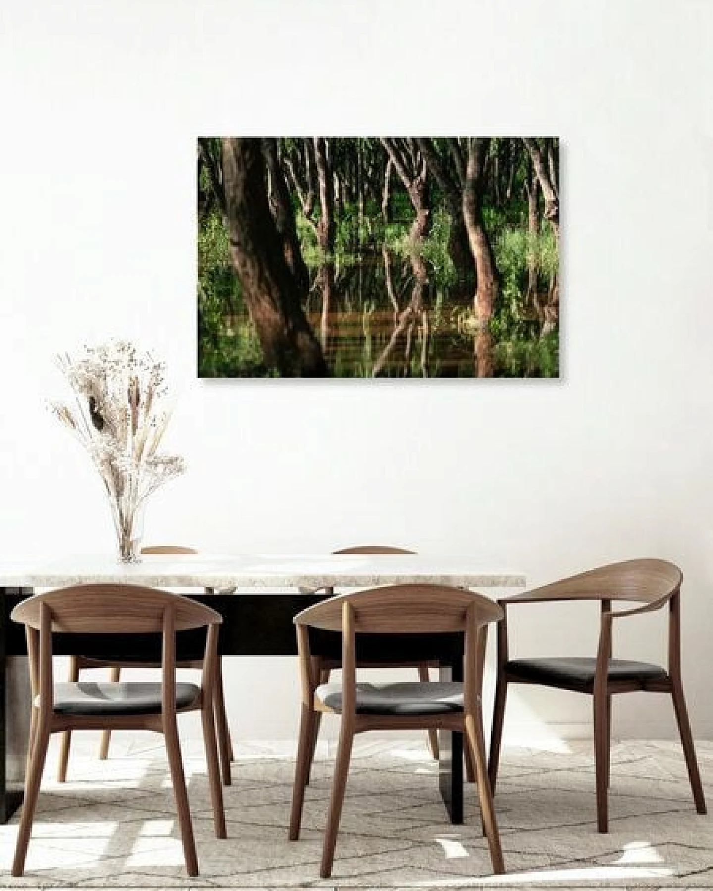 Photocircle Poster / Leinwandbild - Swampy Reflections – Ansicht 3