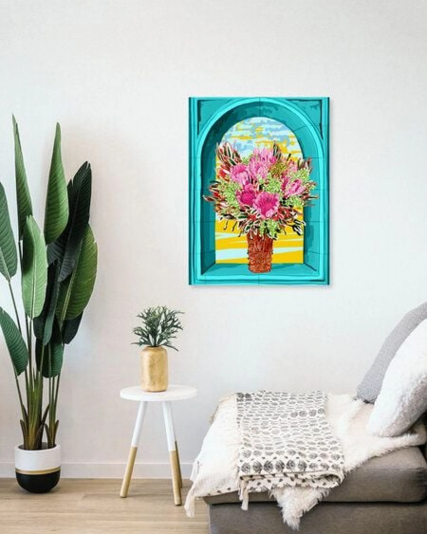 Photocircle Poster / Leinwandbild - The Good Vibes Flower Pot – Ansicht 4