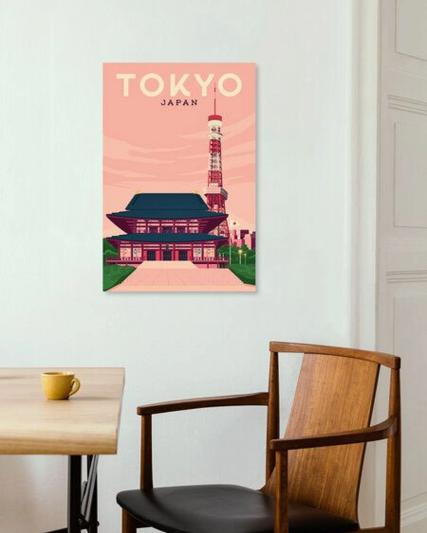Photocircle Poster / Leinwandbild - Tokyo Vintage Travel Wandbild – Ansicht 4