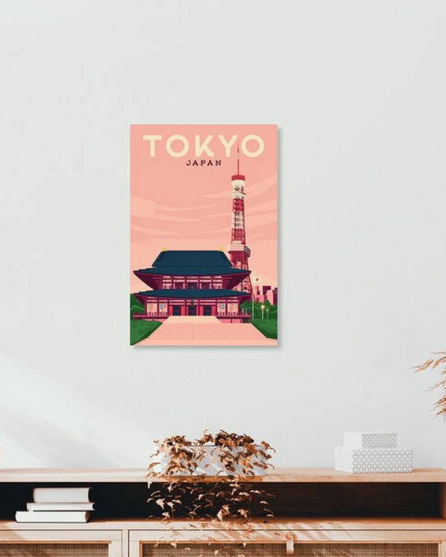 Photocircle Poster / Leinwandbild - Tokyo Vintage Travel Wandbild – Ansicht 3