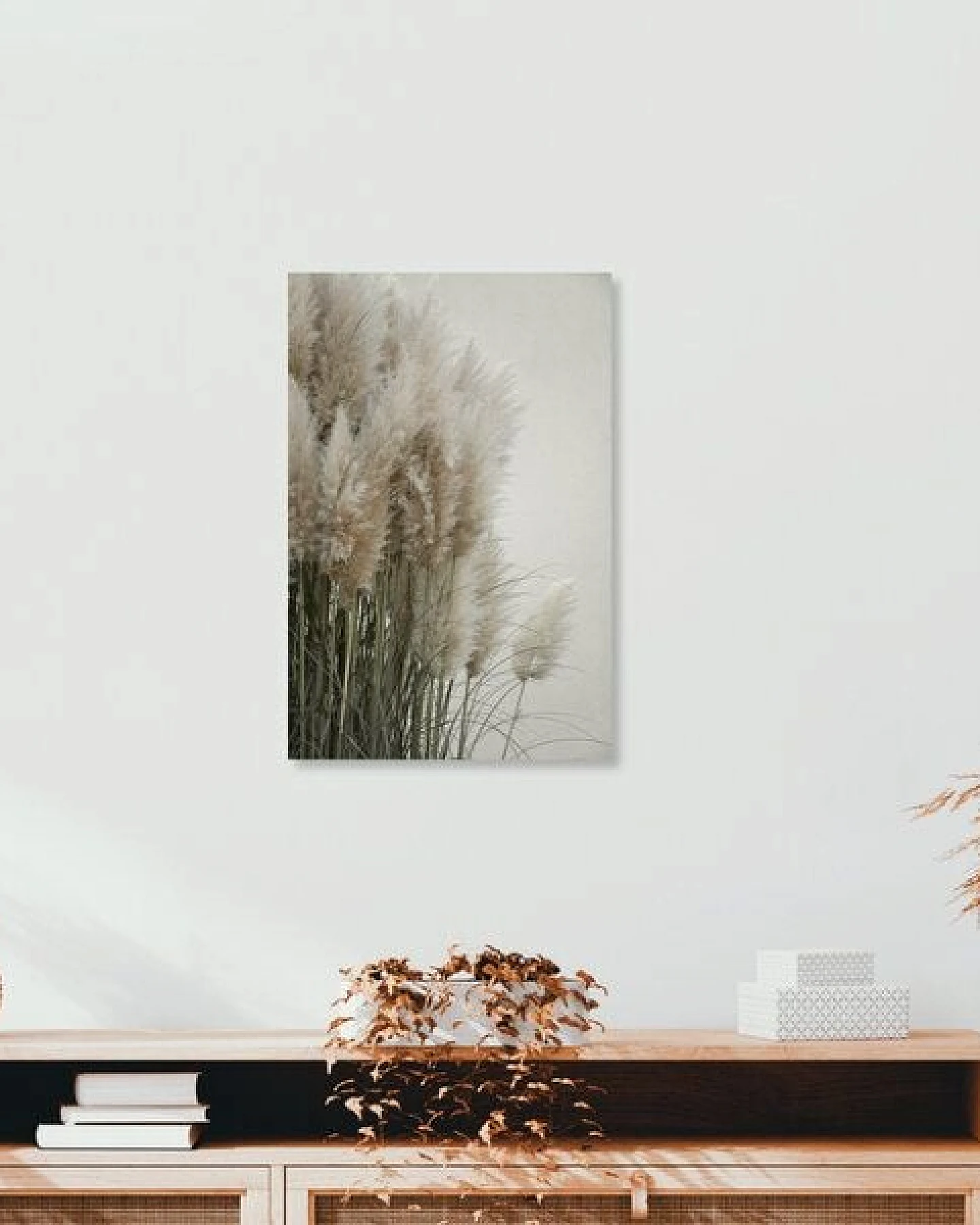 Photocircle Poster / Leinwandbild - pampas grass cloudy HEAVEN – Ansicht 3