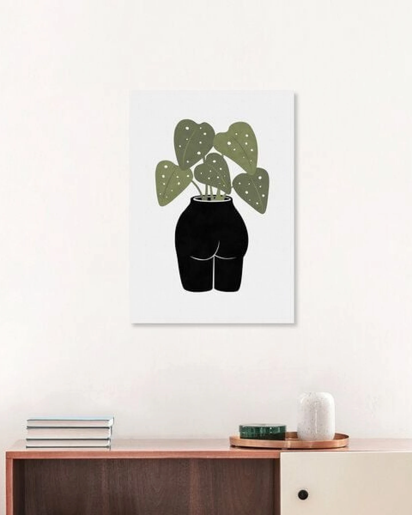 Photocircle Wandbild / Kunstdruck / Poster / Leinwand - Butt-anical Vase – Ansicht 4