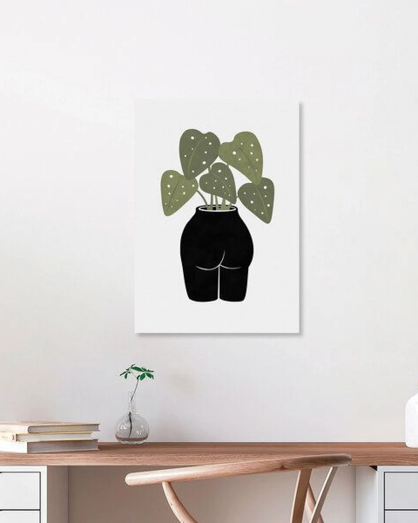 Photocircle Wandbild / Kunstdruck / Poster / Leinwand - Butt-anical Vase – Ansicht 2