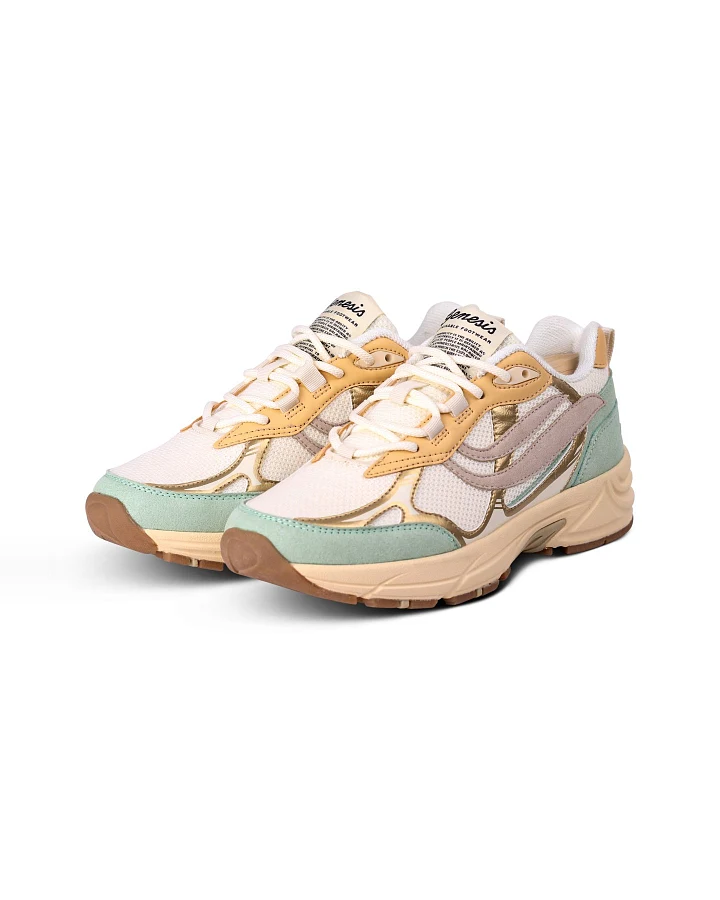 Sneaker G-Eco`99 Metallic Mint/Gold/Sand