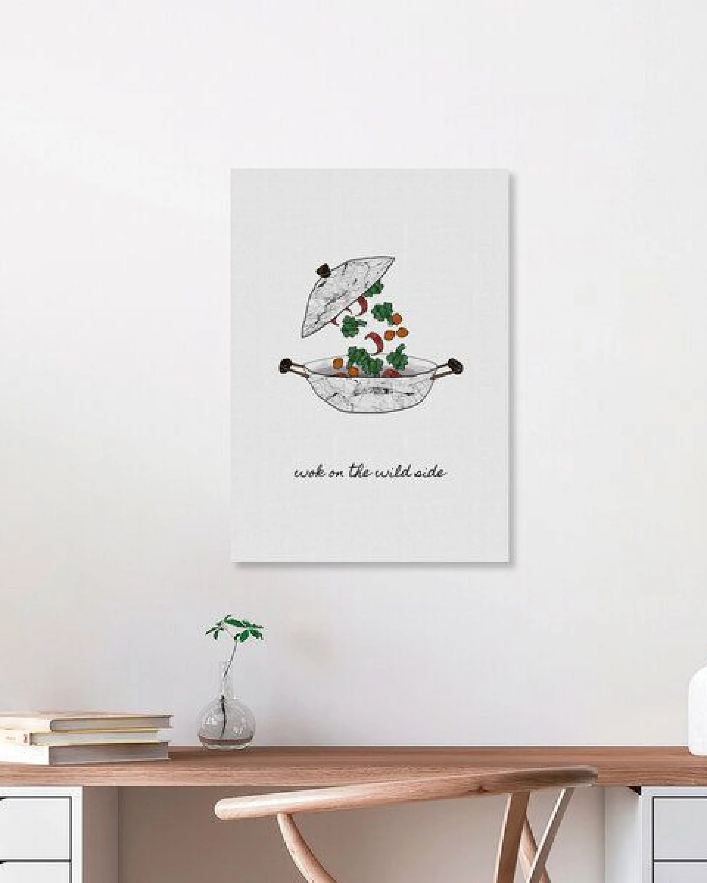 Photocircle Wandbild / Kunstdruck / Poster / Leinwand - Wok On The Wild Side – Ansicht 2